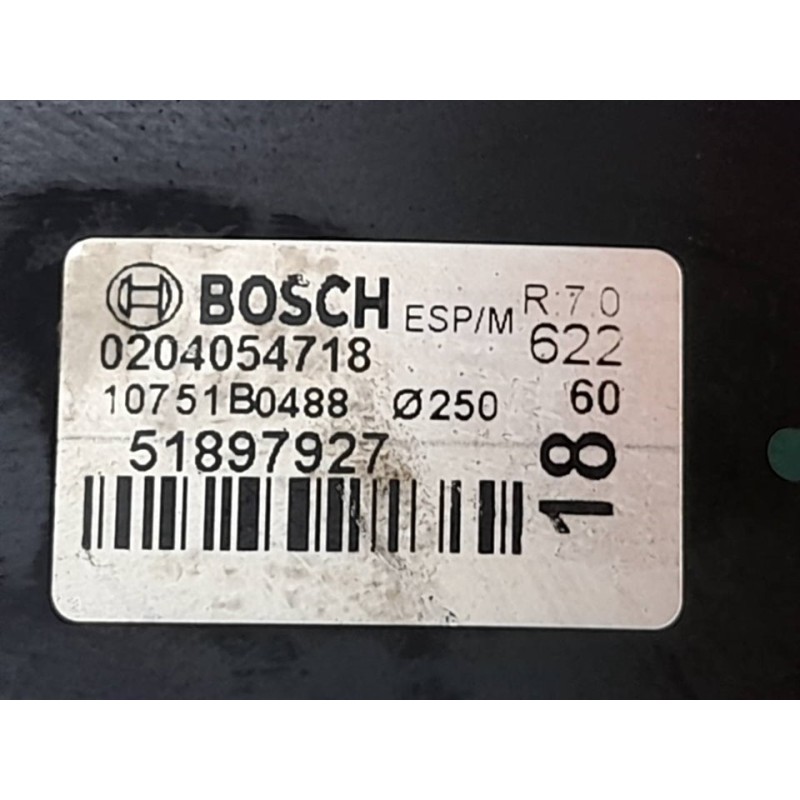 Recambio de servofreno para fiat doblo ii cargo (263) furgón base referencia OEM IAM 0204054718 51897927 BOSCH - Blanco 3