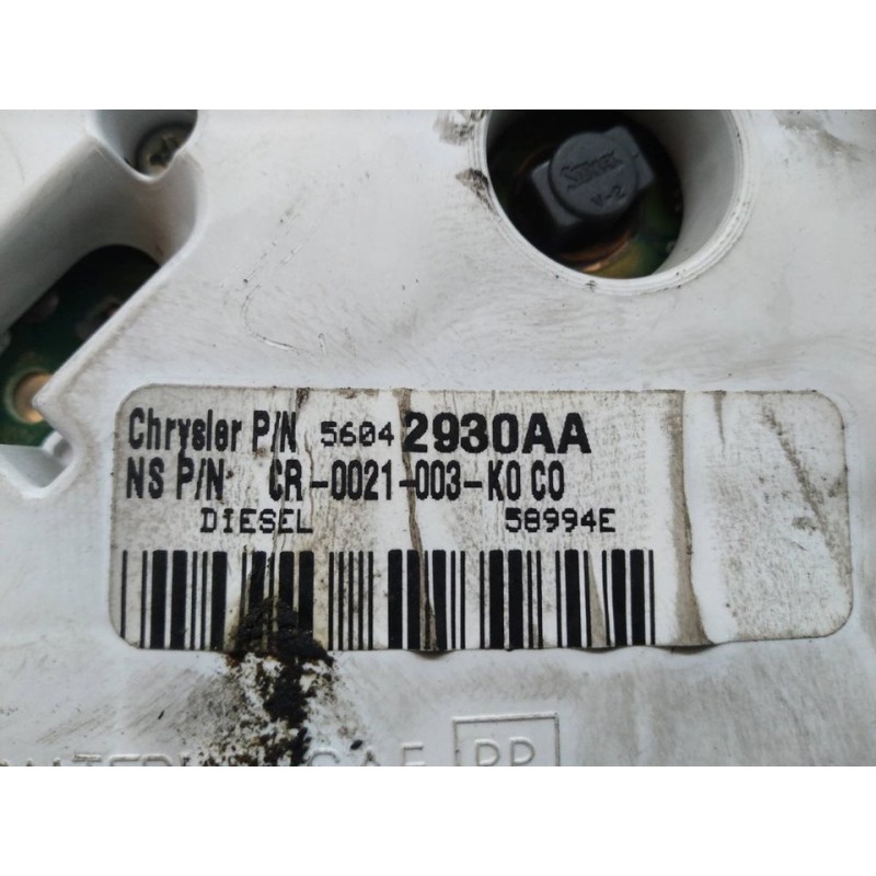 Recambio de cuadro instrumentos para chrysler jeep gr.cherokee (wj/wg) 3.1 td laredo referencia OEM IAM 56042930AA CR0021003K0C0 3