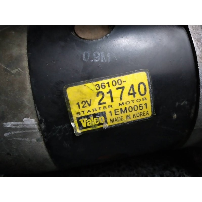 Recambio de motor arranque para hyundai elantra (xd) 1.6 gls (5-ptas.) referencia OEM IAM 3610021740 5