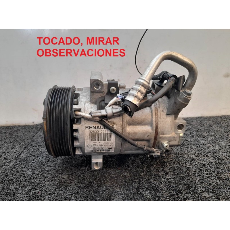 Recambio de compresor aire acondicionado para renault clio iv technofeel referencia OEM IAM 926000217R 3093958482 VALEO