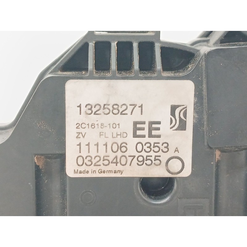 Recambio de cerradura puerta delantera izquierda para opel corsa d sport referencia OEM IAM 13258271 - Rojo 2