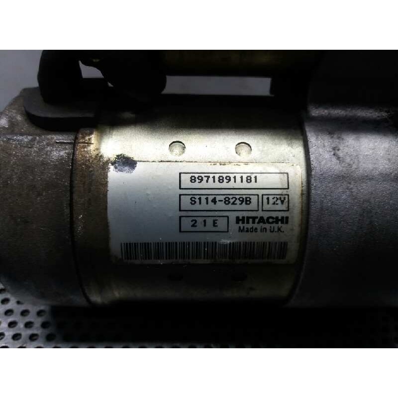 Recambio de motor arranque para opel astra g berlina club referencia OEM IAM 8971891181 HITACHI - Azul 4
