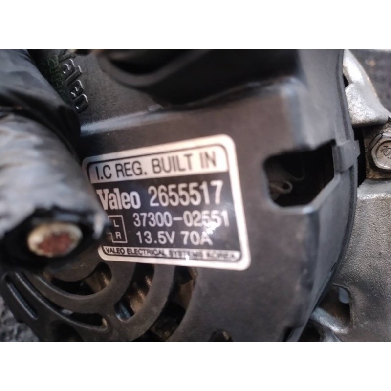 Recambio de alternador para kia picanto 1.0 concept referencia OEM IAM 2655517 3730002551 VALEO 2