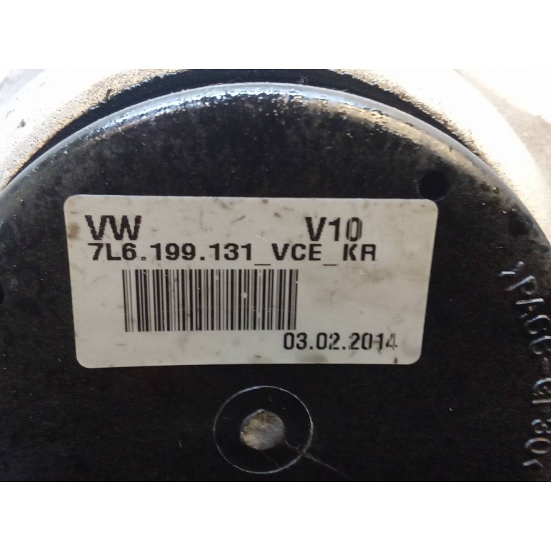 Recambio de soporte motor izquierdo para volkswagen touareg (7la) tdi v10 referencia OEM IAM 7L6199131VCE - Gris 4