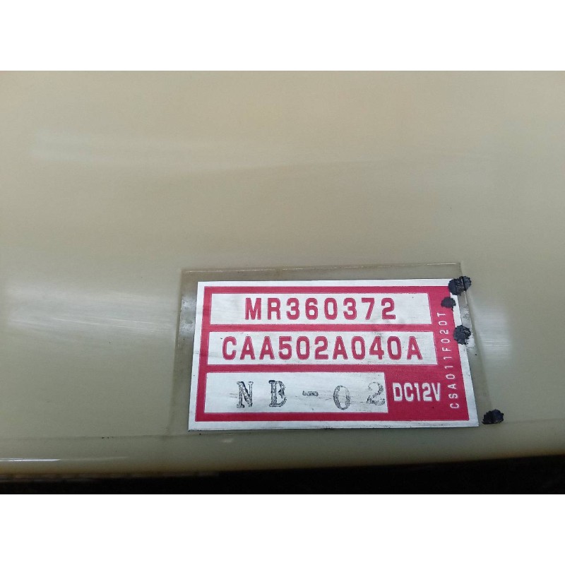 Recambio de mando climatizador para mitsubishi galant berlina (ea0) 2000 gls climatizado referencia OEM IAM MR360372 CAA502A040A - Gris 2