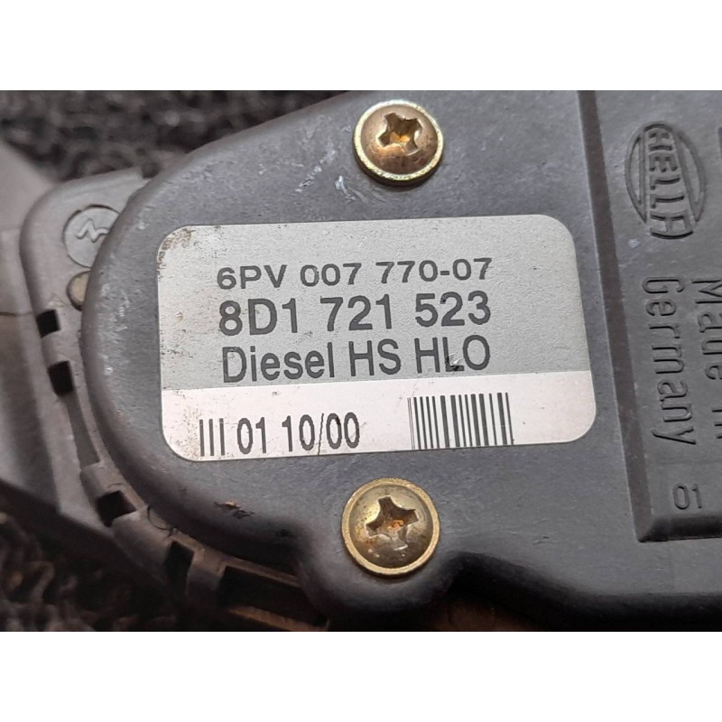 Recambio de potenciometro pedal para audi a4 berlina (b5) 2.5 tdi referencia OEM IAM 8D1721523 6PV00777007 HELLA 2