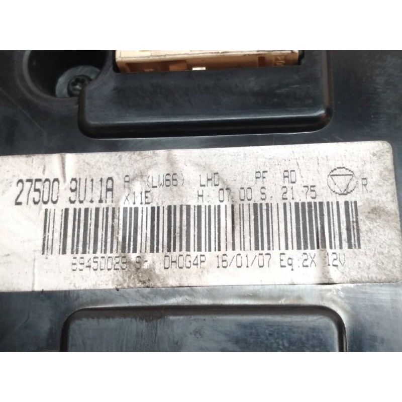 Recambio de mando climatizador para nissan note (e11e) acenta referencia OEM IAM 275009U11A 3