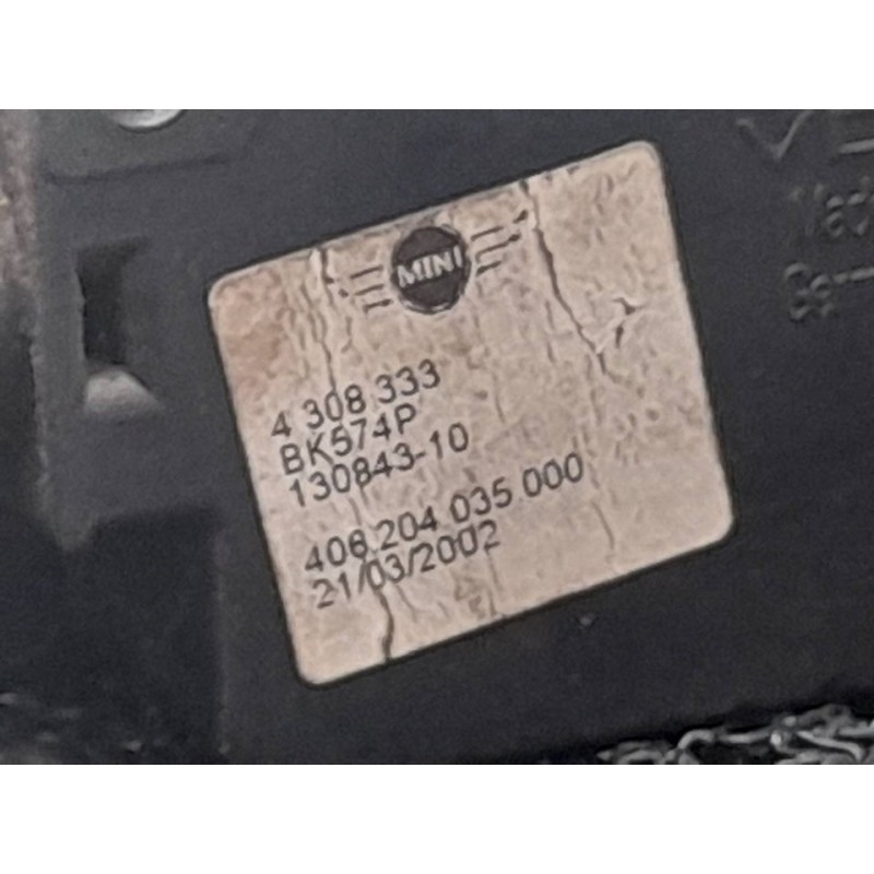 Recambio de motor cierre tapa combustible para bmw mini (r50,r53) cooper referencia OEM IAM BK574P13084310 4308333 - Rojo 3