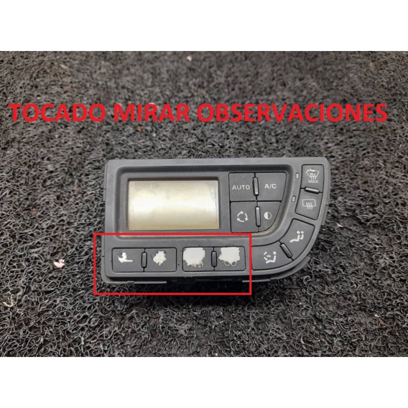 Recambio de mando climatizador para citroën c4 grand picasso cool referencia OEM IAM 9650868977  
