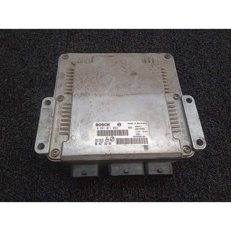 Recambio de centralita motor uce para peugeot 807 sv referencia OEM IAM 0281011033 9646719280 BOSCH 2