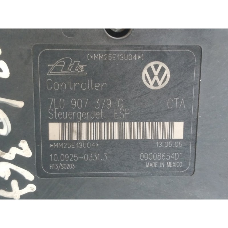 Recambio de abs para volkswagen touareg (7la) tdi v10 referencia OEM IAM 7L0614111H 7L0907379G 10092503313 - Gris 4