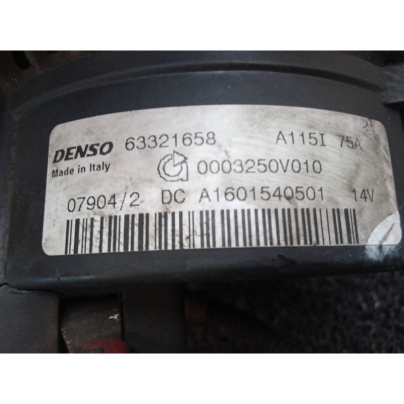 Recambio de alternador para smart coupe básico (45kw) referencia OEM IAM 63321658 0003250V010 - Blanco 4