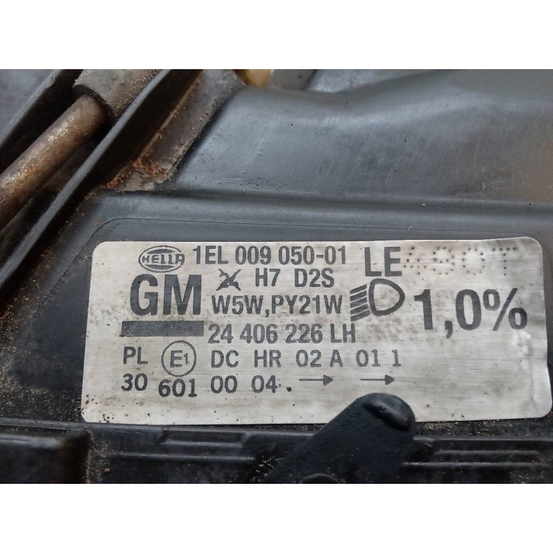 Recambio de faro izquierdo para opel omega b elegance berlina referencia OEM IAM 1EL00905001 24406226LH - Gris 2