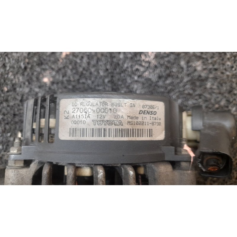 Recambio de alternador para citroën c1 sx referencia OEM IAM 270600Q010  DENSO - Blanco 5