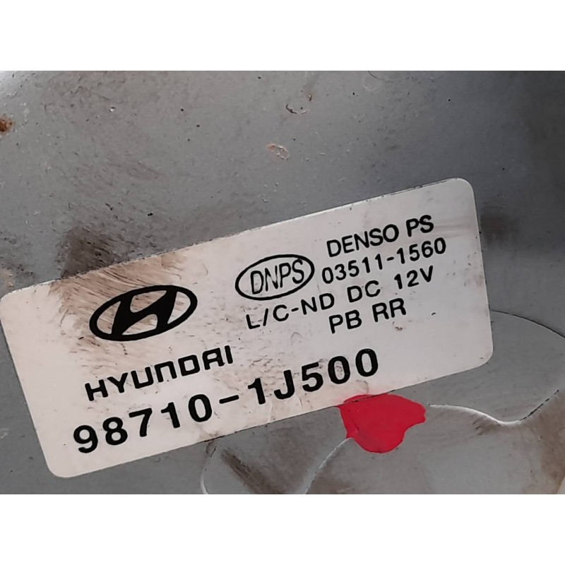 Recambio de motor limpia trasero para hyundai i20 classic referencia OEM IAM 987101J500 035111560 - Negro 3