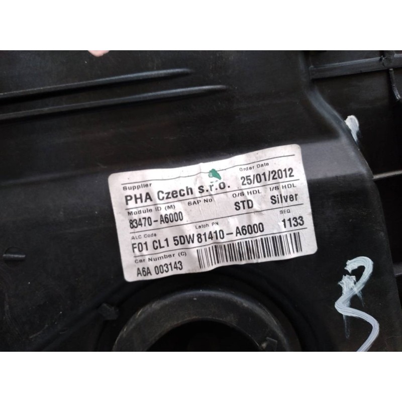 Recambio de elevalunas trasero izquierdo para hyundai i30 (gd) style referencia OEM IAM 83470A6000 STD - Blanco 3