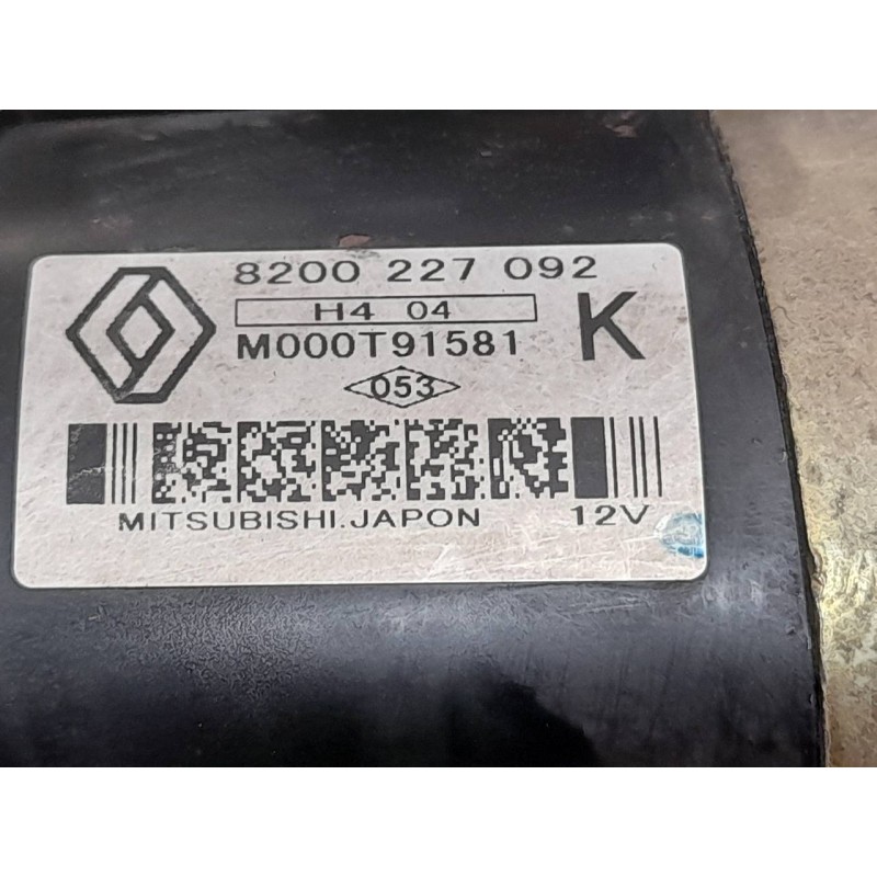 Recambio de motor arranque para nissan almera (n16/e) line up referencia OEM IAM 8200227092 M000T91581 MITSUBISHI 2