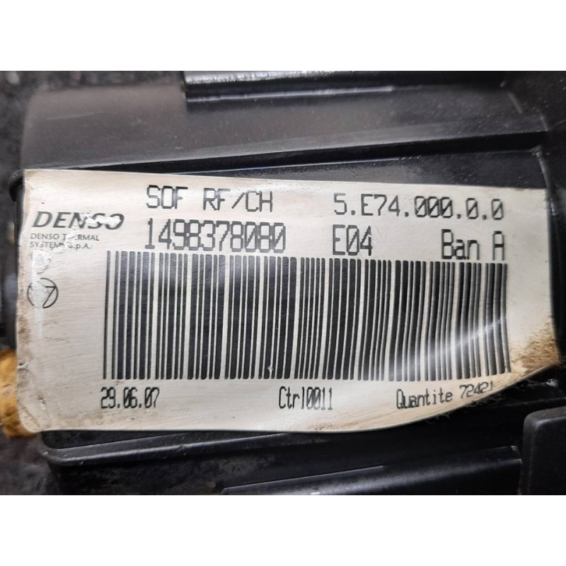 Recambio de motor calefaccion para peugeot expert tepee mixto l2 referencia OEM IAM 1498378080  DENSO - Blanco 4