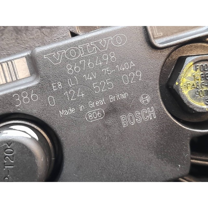 Recambio de alternador para volvo s40 berlina 1.6 referencia OEM IAM 0124525029 8676498 BOSCH 5