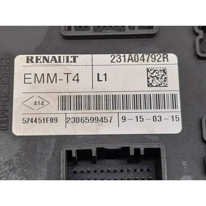Recambio de centralita check control para renault clio iv authentique referencia OEM IAM 231A04792R 524451F09 2306599457 - Blanco 3