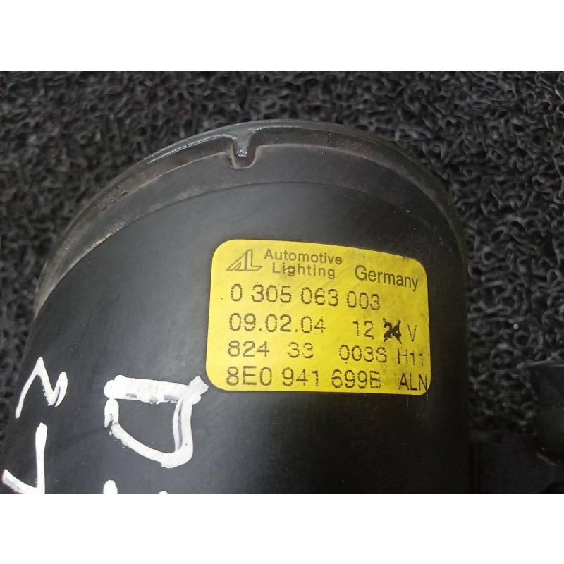 Recambio de faro antiniebla izquierdo para audi a4 berlina (8e) 1.9 tdi (96kw) referencia OEM IAM 8E0941699B - Gris 2
