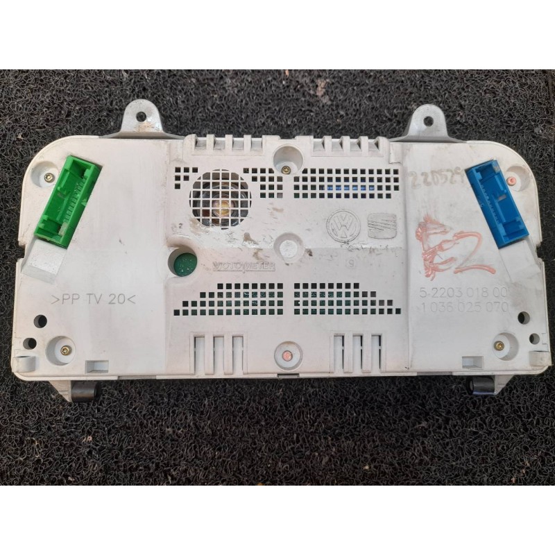 Recambio de cuadro instrumentos para volkswagen lupo (6x1/6e1) conceptline referencia OEM IAM 6X0920801 0263315101 - Azul 3