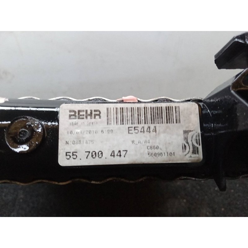 Recambio de radiador agua para fiat punto (evo) (199) dynamic referencia OEM IAM - Negro 2