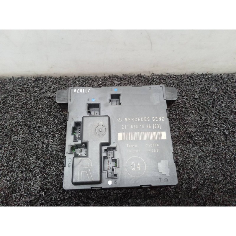 Recambio de centralita check control para mercedes-benz clase e (w211) berlina e 270 cdi (211.016) referencia OEM IAM 2118201626 - Negro
