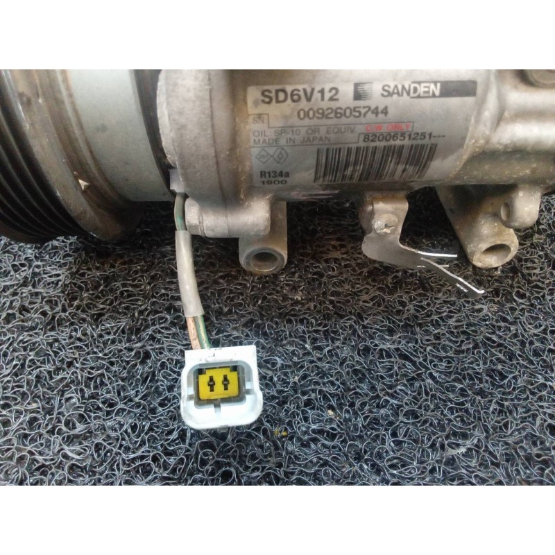 Recambio de compresor aire acondicionado para renault clio iii emotion referencia OEM IAM 8200651251 0092605744 1900 - Blanco 5