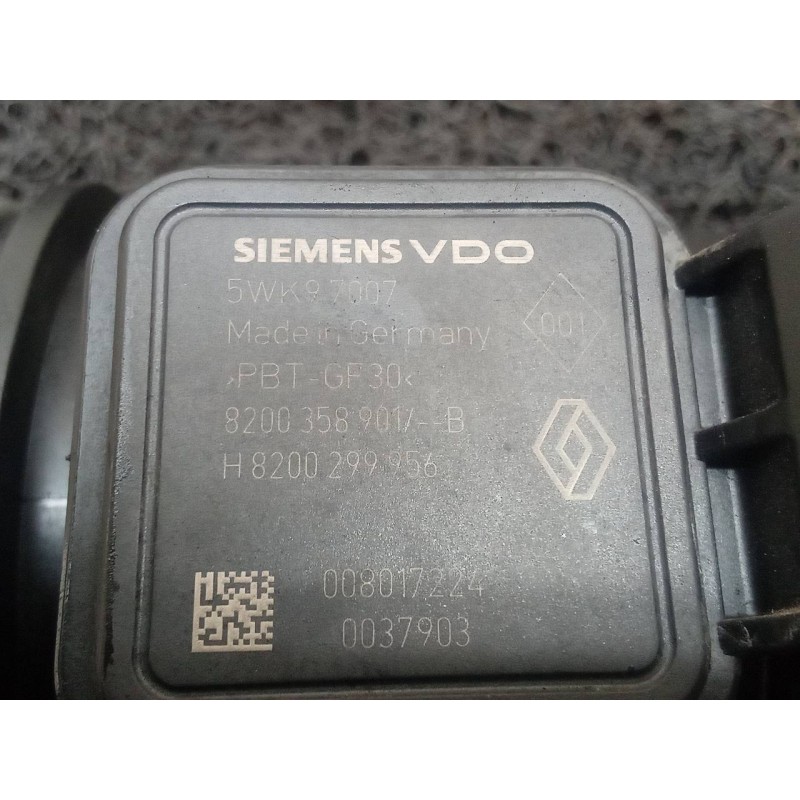 Recambio de caudalimetro para renault clio iii emotion referencia OEM IAM 5WK97007 8200358901B H8200299956 - Blanco 2