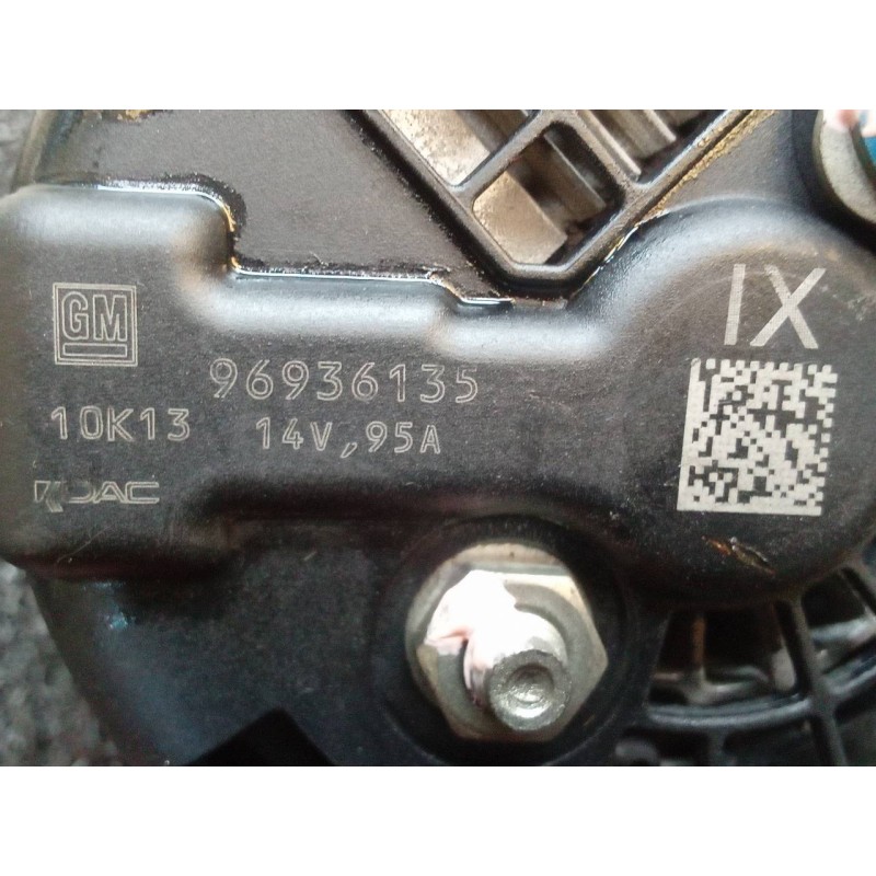Recambio de alternador para chevrolet aveo ls referencia OEM IAM 96936135 7