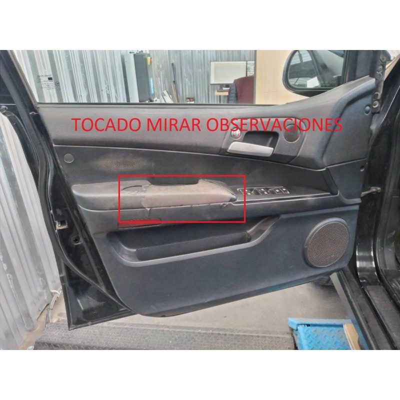 Recambio de guarnecido puerta delantera izquierda para ssangyong actyon 200 xdi 4wd limited referencia OEM IAM   