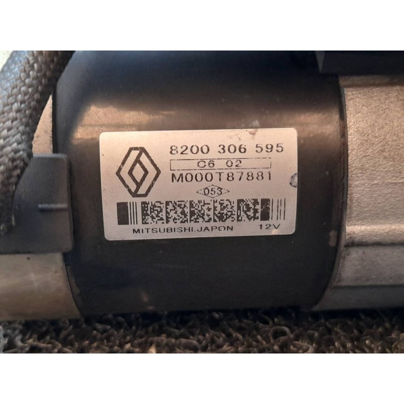 Recambio de motor arranque para renault clio iii confort dynamique referencia OEM IAM 8200306595 M000T87881 MITSUBISHI 4