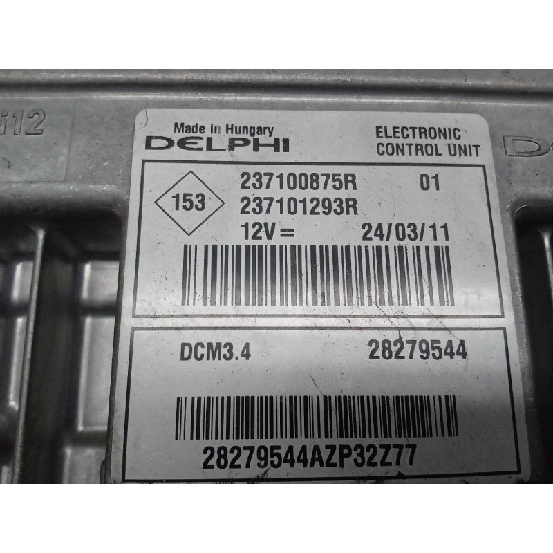 Recambio de centralita motor uce para renault clio iii authentique referencia OEM IAM 237100875R 237101293R DELPHI - Azul 2