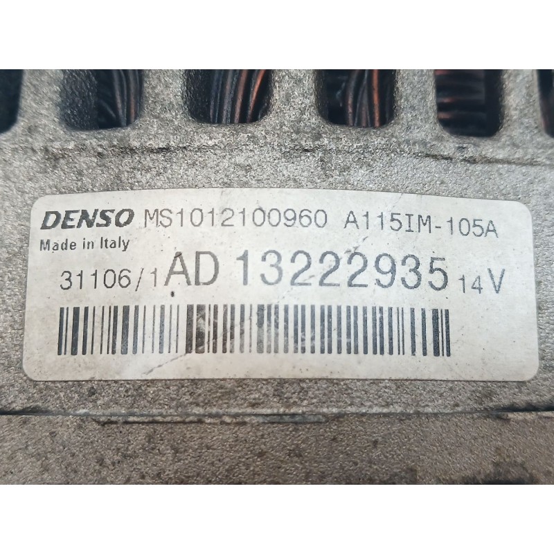 Recambio de alternador para opel corsa d (s07) 1.3 cdti (l08, l68) referencia OEM IAM 13222935 MS1012100960 - Verde 2