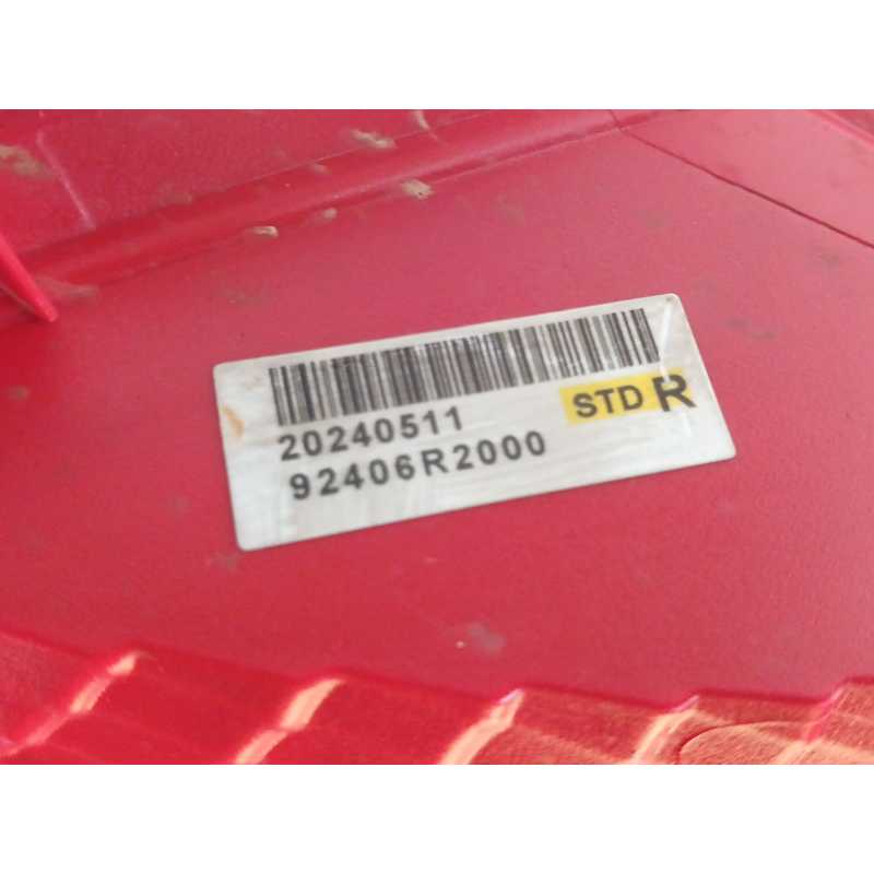 Recambio de faro antiniebla trasero derecho para kia sportage v (nq5) 1.6 t-gdi referencia OEM IAM 92406R2000 - Gris 2