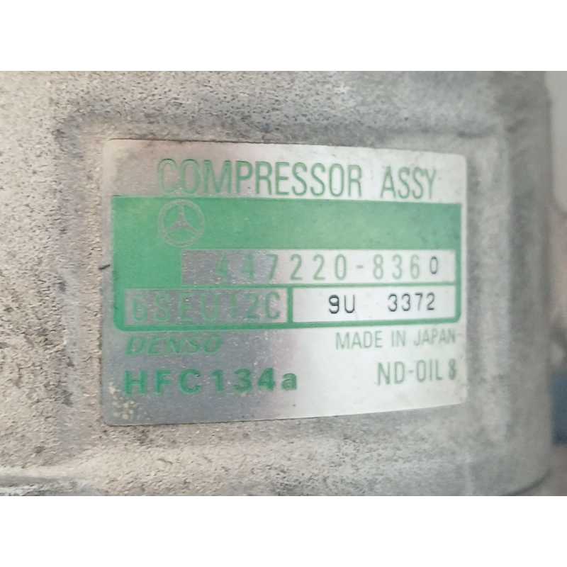 Recambio de compresor aire acondicionado para mercedes-benz clase a (w168) a 170 cdi (168.008) referencia OEM IAM 4472208360 - Blanco 2