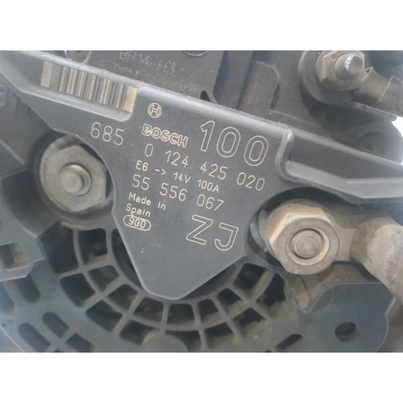 Recambio de alternador para opel astra gtc enjoy referencia OEM IAM 0124425020 55556067 BOSCH - Negro 5