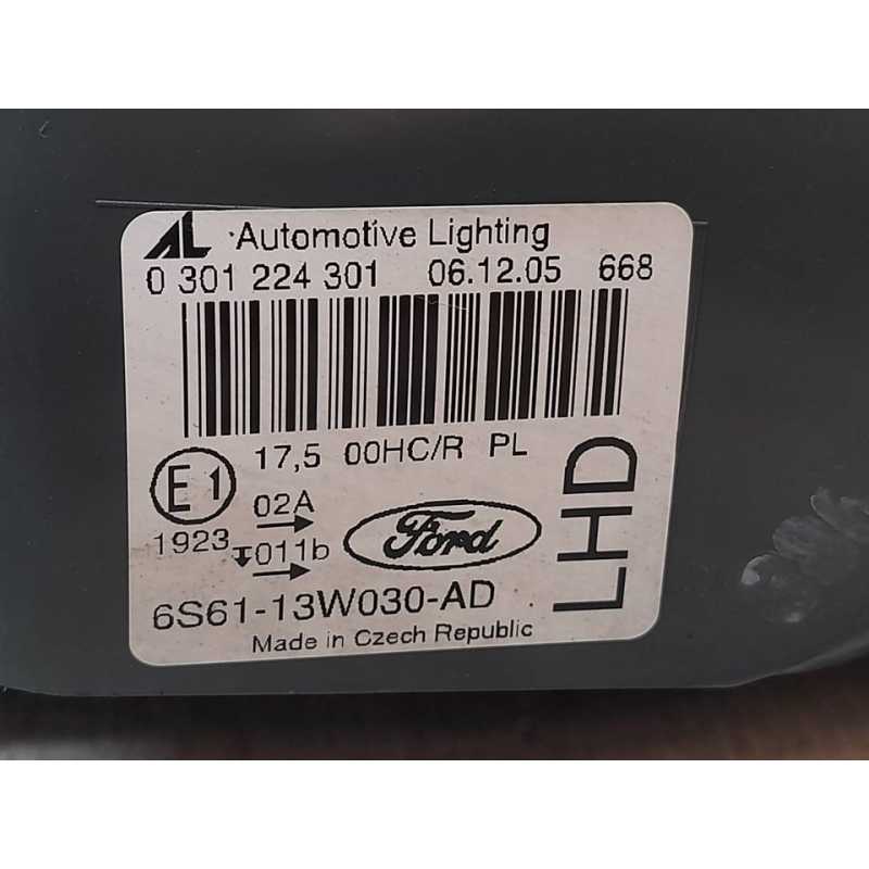 Recambio de faro izquierdo para ford fiesta (cbk) newport referencia OEM IAM 6S6113W030AB 5