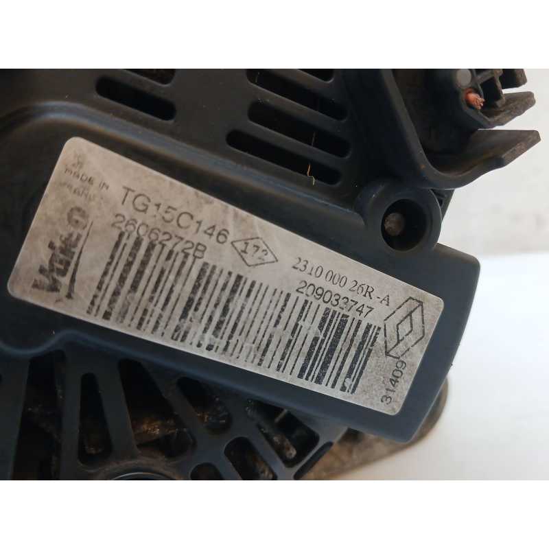 Recambio de alternador para renault megane iii coupe dynamique referencia OEM IAM 231000026R TG15C146 - Blanco 2