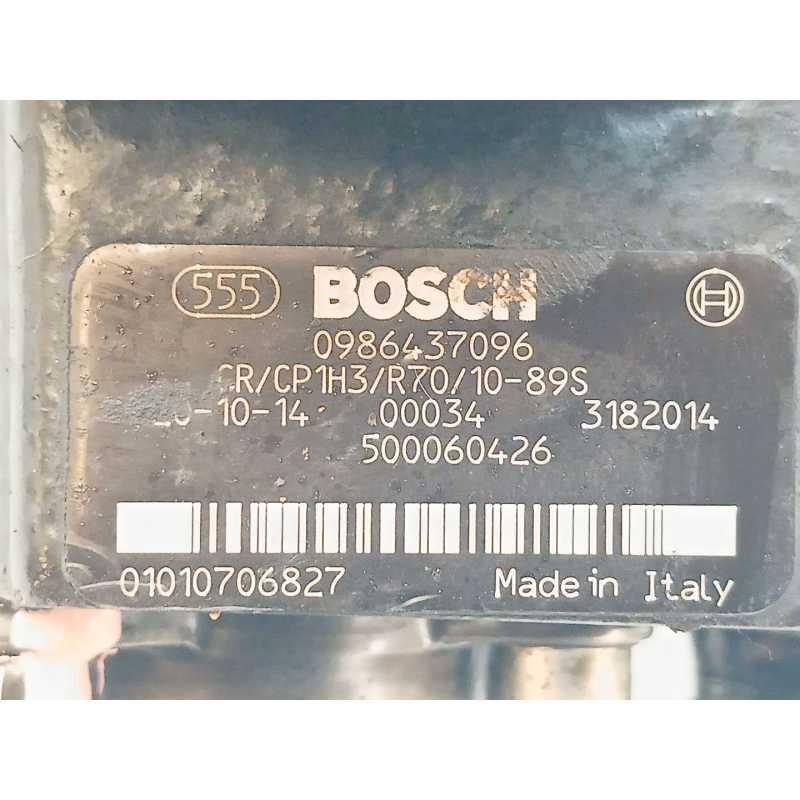 Recambio de bomba inyeccion para iveco daily furgón fg h2 33 s ... v batalla 3520 l referencia OEM IAM 0986437096  BOSCH - Blanco 2