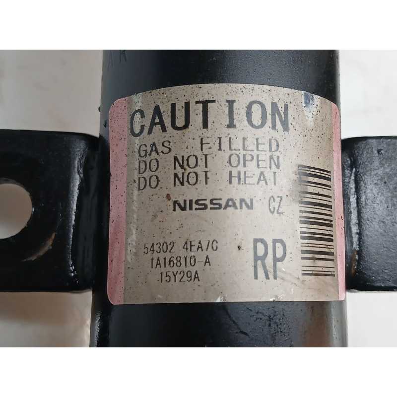 Recambio de amortiguador delantero derecho para nissan qashqai (j11) 360 referencia OEM IAM 543024EA7G - Blanco 2