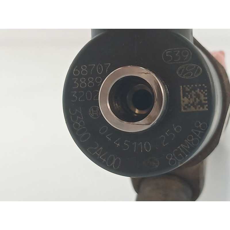 Recambio de inyector para kia rio 1.5 crdi ex1 referencia OEM IAM 0445110256 - Negro 2