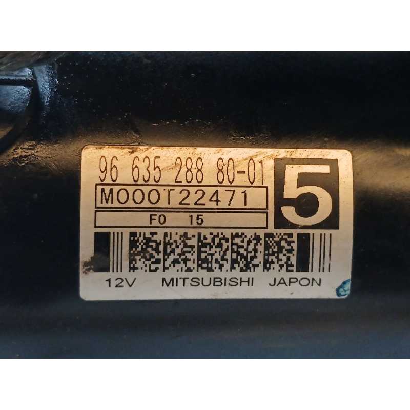 Recambio de motor arranque para peugeot 3008 confort referencia OEM IAM 9663528880 2