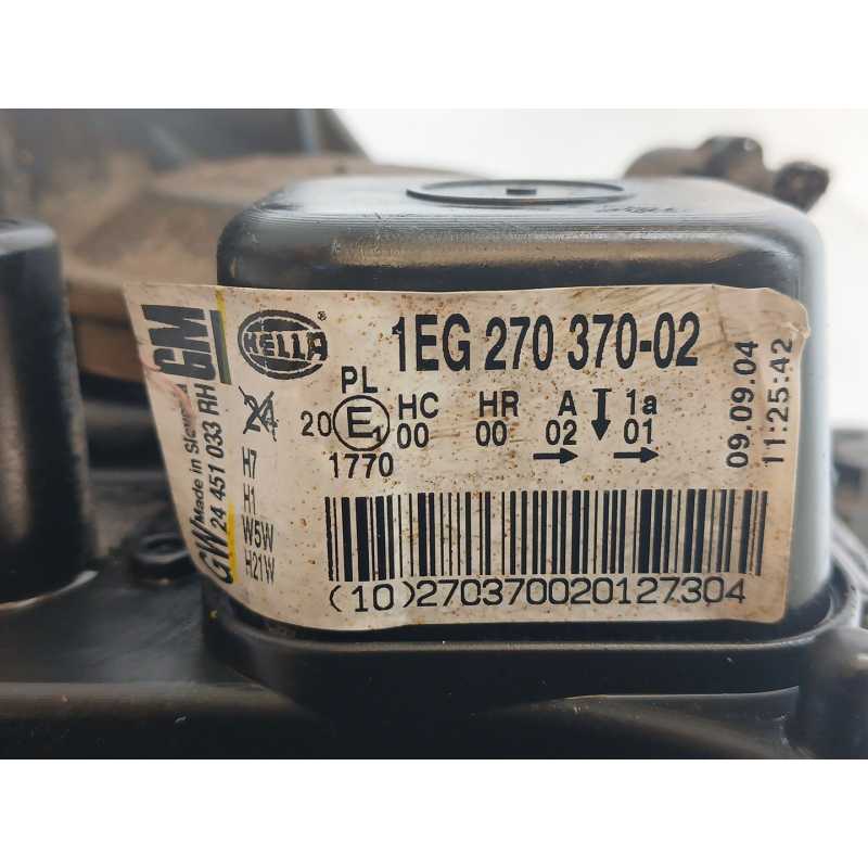 Recambio de faro derecho para opel astra h (a04) 1.7 cdti (l48) referencia OEM IAM 1EG27037002 - Gris 2