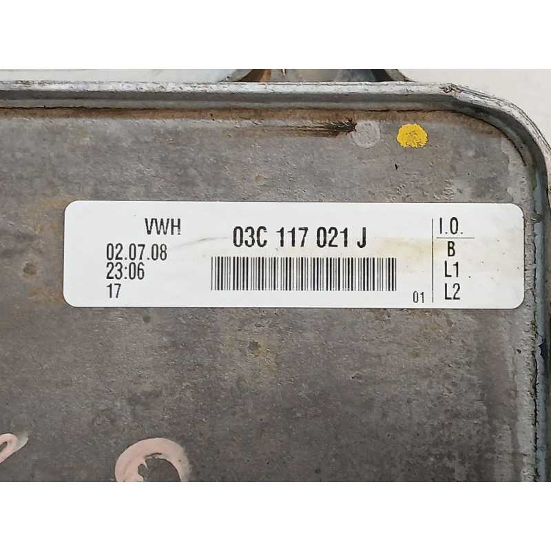 Recambio de enfriador aceite motor para seat leon (1p1) reference referencia OEM IAM 03C117021J - Rojo 2