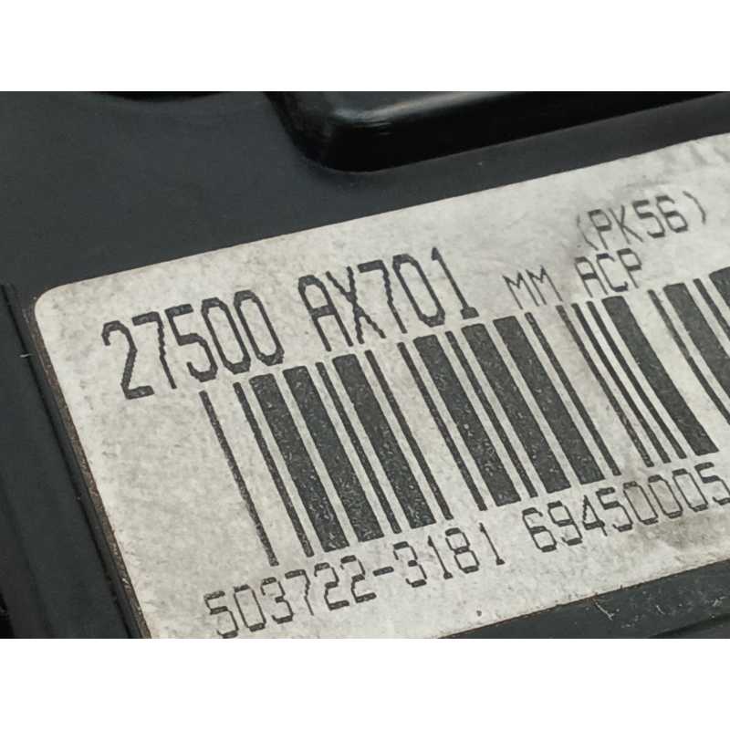 Recambio de mando climatizador para nissan micra (k12e) acenta referencia OEM IAM 27500AX701 5037223181 - Gris 2