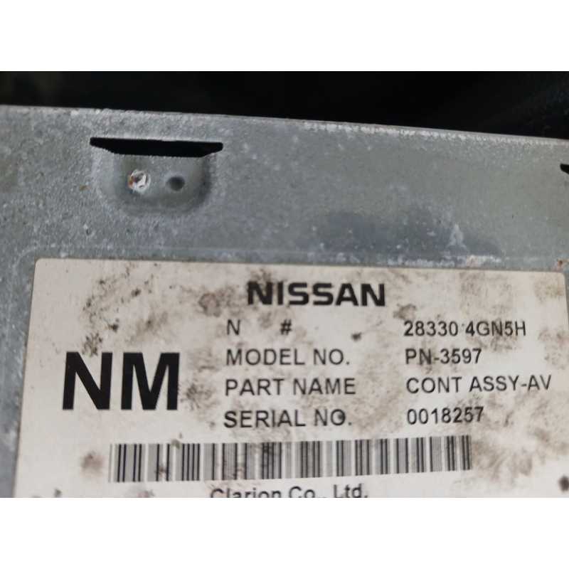 Recambio de sistema audio / radio cd para infiniti qx30 2.2 d awd referencia OEM IAM 283304GN5H - Negro 3