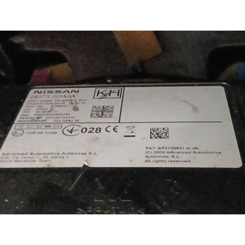 Recambio de centralita check control para infiniti qx30 2.2 d awd referencia OEM IAM 282755DA0A - Negro 2