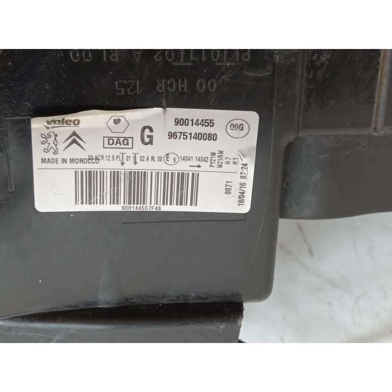 Recambio de faro izquierdo para citroën c-elysee (dd_) 1.2 vti 82 referencia OEM IAM 9675140080 - Gris 2